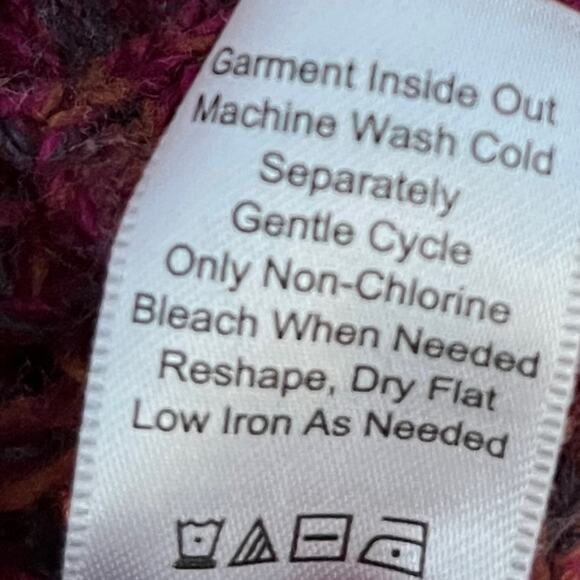 Coldwater Creek wool blend open front knit cardigan size Medium - Picture 3 of 7